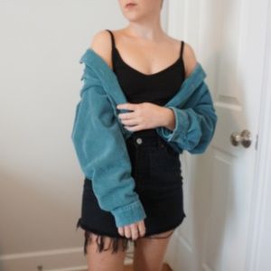 Vintage L.L. Bean cropped corduroy button down